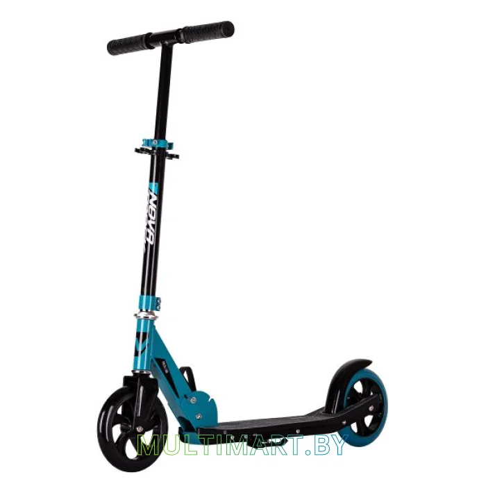 Самокат Novatrack Polis Plastic 160P.POLIS.BL22 (голубой, 2022)
